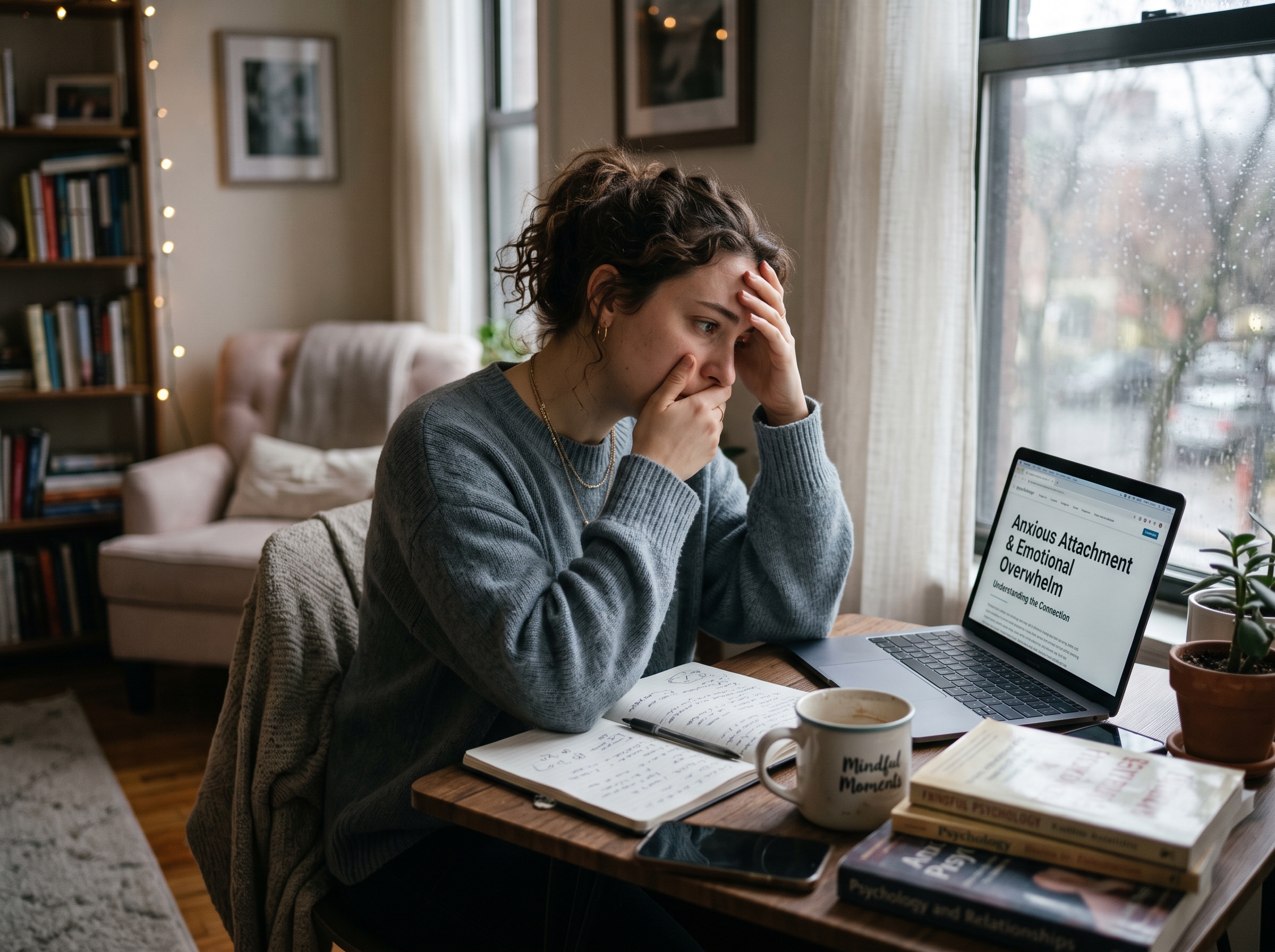 Partner feeling anxious when they need space